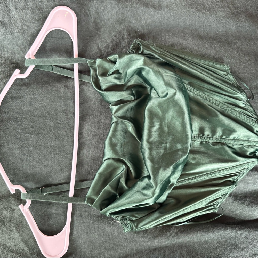 Urban Outfitters Corset Emerald Top